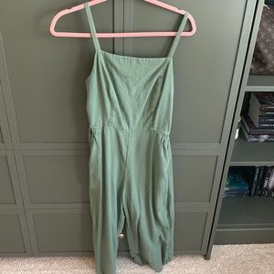Old Navy Linen Wide Leg Jumpsuit M